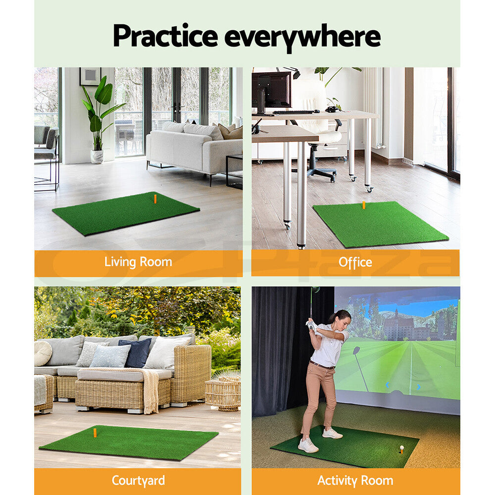 Everfit Golf Practice Net and Training Mat Set Cage Training Aid Hitting Mat