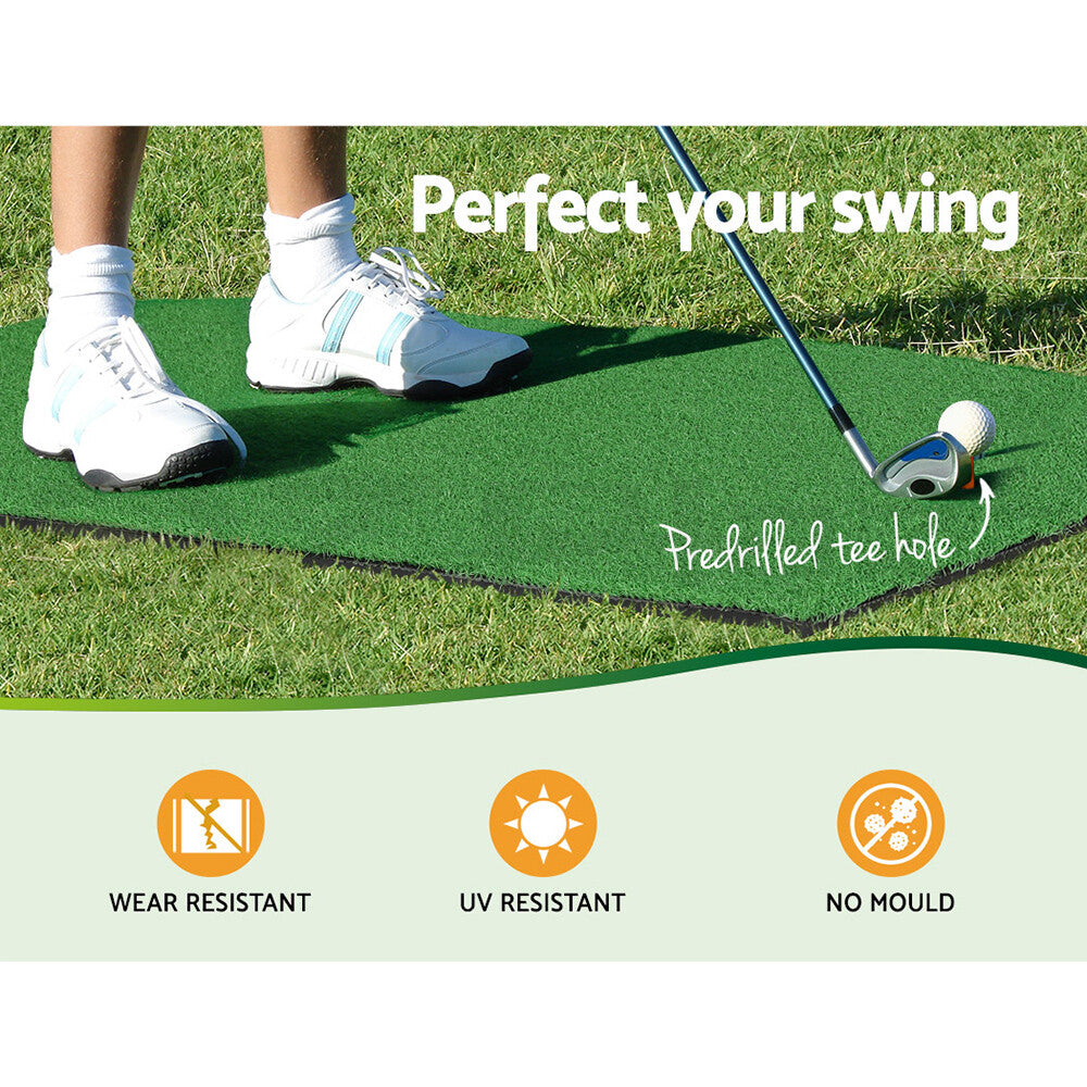 Everfit Golf Practice Net and Training Mat Set Cage Training Aid Hitting Mat