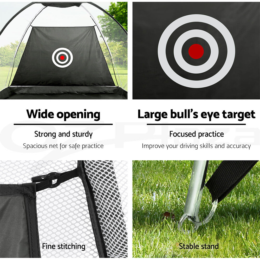 Everfit Golf Practice Net and Training Mat Set Cage Training Aid Hitting Mat