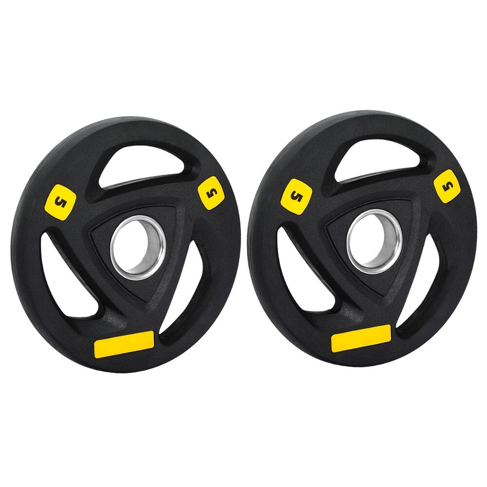 Everfit Weight Plates Olympic 5Kgx2 Dumbbells Barbells Lifting Home Lifting