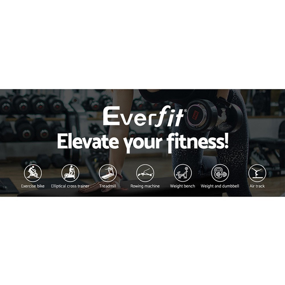 Everfit Ab Roller Automatic Rebound Abdominal Wheel Home Gym Workout Blue