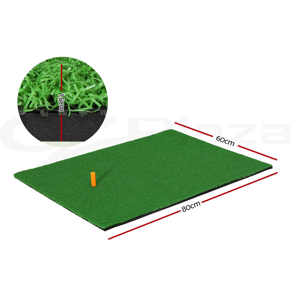 Everfit Golf Practice Net and Training Mat Set Cage Training Aid Hitting Mat