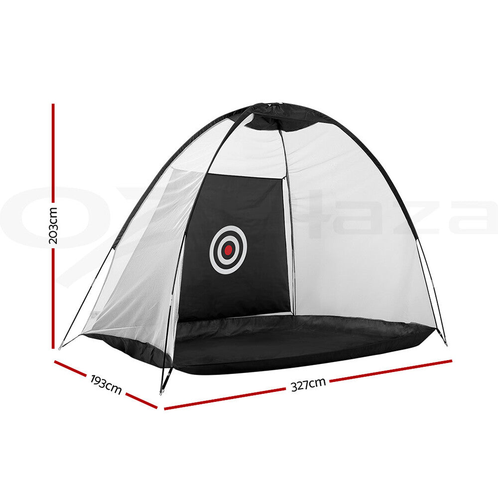 Everfit Golf Practice Net and Training Mat Set Cage Training Aid Hitting Mat
