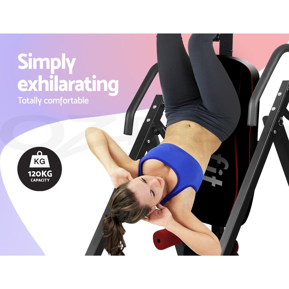 Everfit Inversion Table Gravity Stretcher Tables Foldable Back Inverter Home Gym