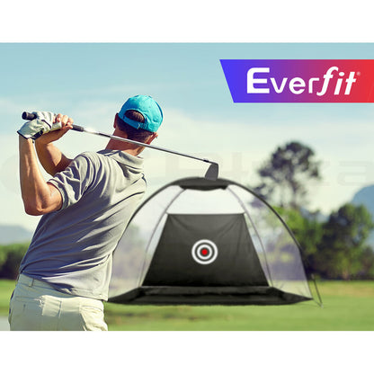 Everfit Golf Practice Net and Training Mat Set Cage Training Aid Hitting Mat