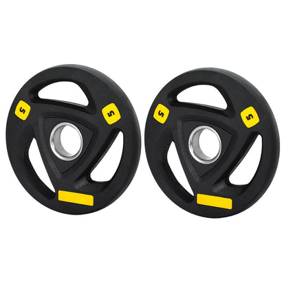 Everfit Weight Plates Olympic 5Kgx2 Dumbbells Barbells Lifting Home Lifting
