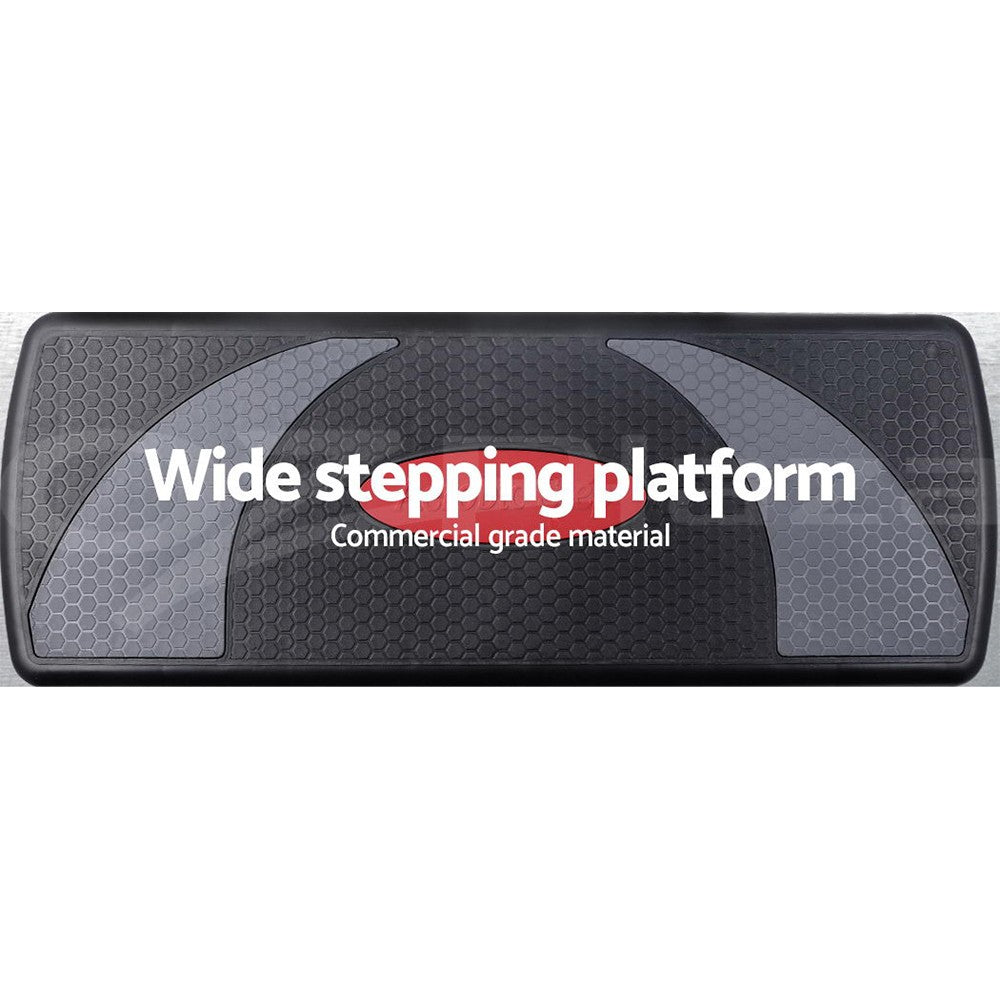 Everfit Aerobic Step Exercise Stepper Steps Home Gym Fitness Block Riser Bench