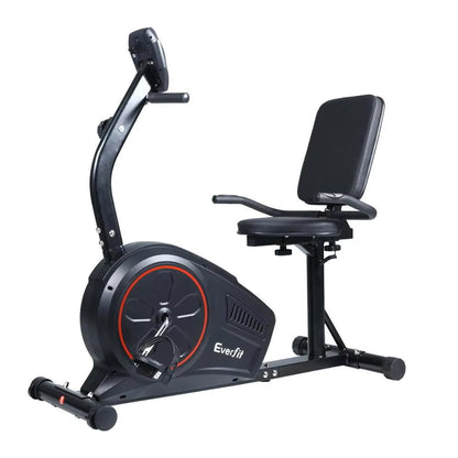 Recumbent Exercise Bike Magnetic Home Gym 8 Levels of Resistance Low Impact Cardio Workout